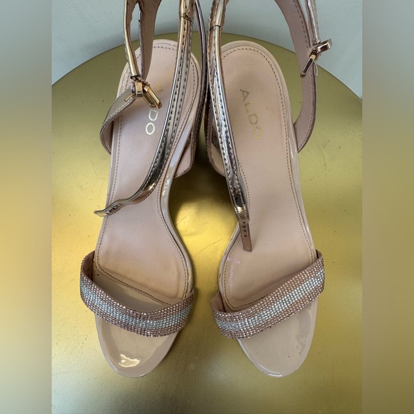 ALDO ROSE GOLD HEELS - Picture 6 of 6